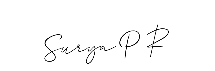 Check out images of Autograph of Surya P R name. Actor Surya P R Signature Style. Allison_Script is a professional sign style online. Surya P R signature style 2 images and pictures png