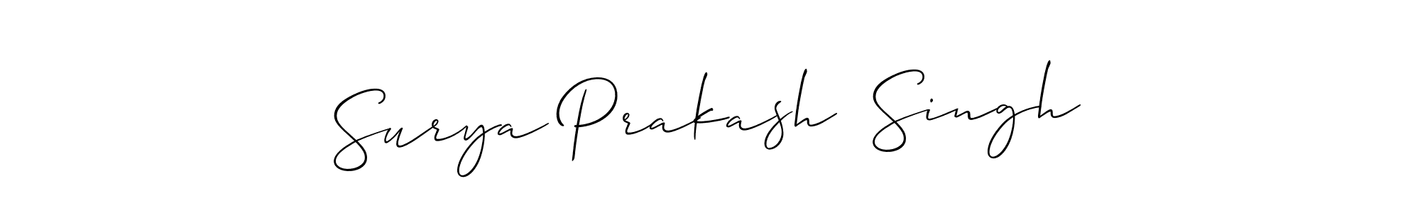 How to Draw Surya Prakash  Singh signature style? Allison_Script is a latest design signature styles for name Surya Prakash  Singh. Surya Prakash  Singh signature style 2 images and pictures png