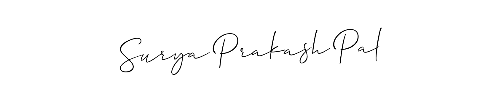 You can use this online signature creator to create a handwritten signature for the name Surya Prakash Pal. This is the best online autograph maker. Surya Prakash Pal signature style 2 images and pictures png