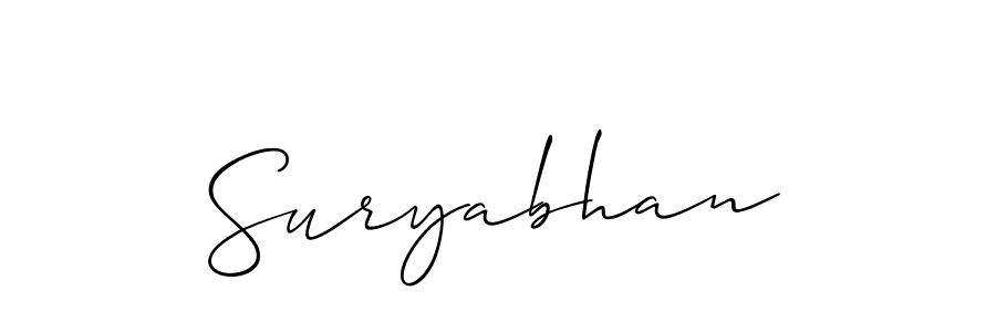 Create a beautiful signature design for name Suryabhan. With this signature (Allison_Script) fonts, you can make a handwritten signature for free. Suryabhan signature style 2 images and pictures png