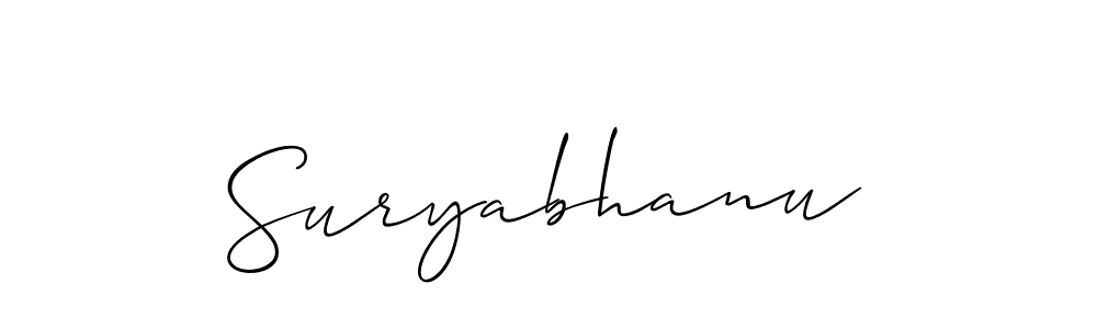 Once you've used our free online signature maker to create your best signature Allison_Script style, it's time to enjoy all of the benefits that Suryabhanu name signing documents. Suryabhanu signature style 2 images and pictures png