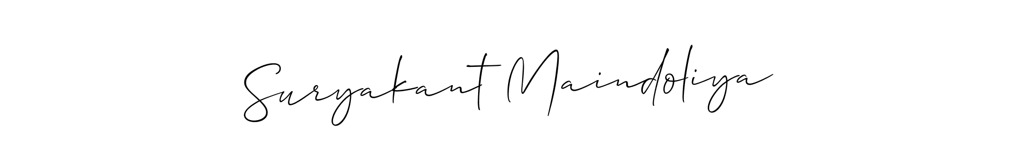 Make a beautiful signature design for name Suryakant Maindoliya. Use this online signature maker to create a handwritten signature for free. Suryakant Maindoliya signature style 2 images and pictures png