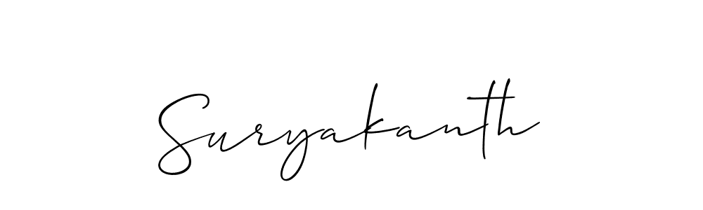 Best and Professional Signature Style for Suryakanth. Allison_Script Best Signature Style Collection. Suryakanth signature style 2 images and pictures png