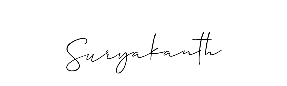 Best and Professional Signature Style for Suryakanth. Allison_Script Best Signature Style Collection. Suryakanth signature style 2 images and pictures png