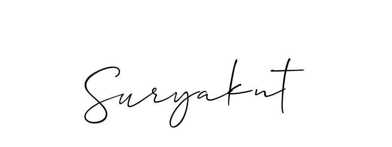 It looks lik you need a new signature style for name Suryaknt. Design unique handwritten (Allison_Script) signature with our free signature maker in just a few clicks. Suryaknt signature style 2 images and pictures png