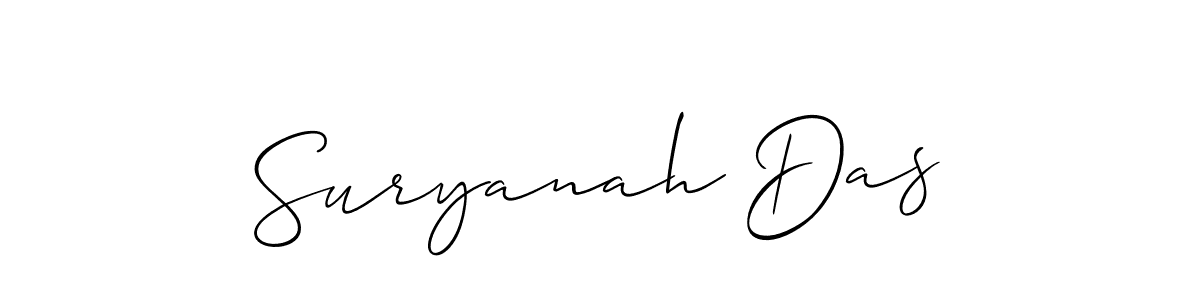 This is the best signature style for the Suryanah Das name. Also you like these signature font (Allison_Script). Mix name signature. Suryanah Das signature style 2 images and pictures png