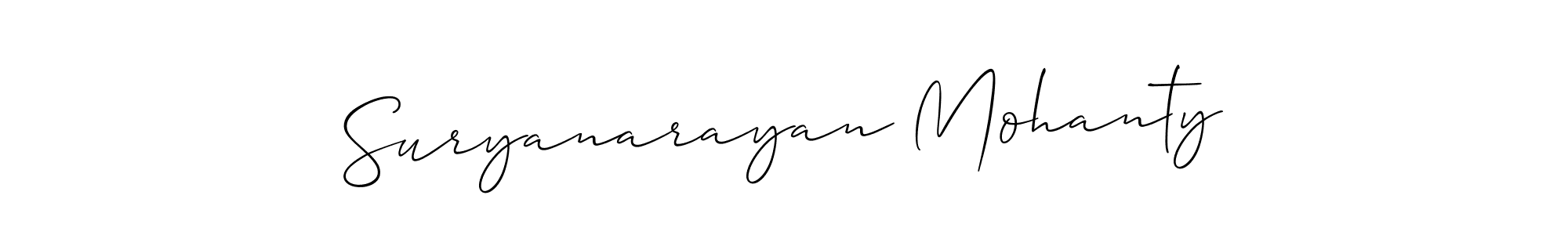 Once you've used our free online signature maker to create your best signature Allison_Script style, it's time to enjoy all of the benefits that Suryanarayan Mohanty name signing documents. Suryanarayan Mohanty signature style 2 images and pictures png