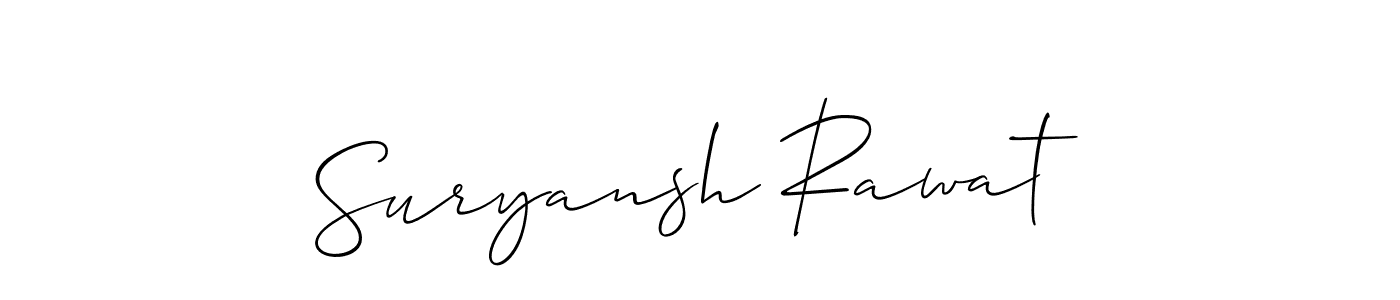 Here are the top 10 professional signature styles for the name Suryansh Rawat. These are the best autograph styles you can use for your name. Suryansh Rawat signature style 2 images and pictures png