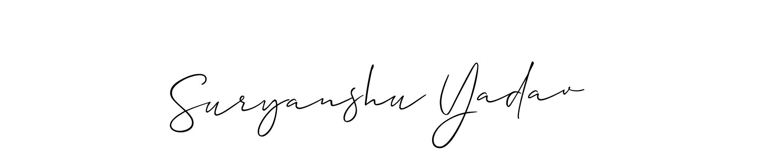 Here are the top 10 professional signature styles for the name Suryanshu Yadav. These are the best autograph styles you can use for your name. Suryanshu Yadav signature style 2 images and pictures png