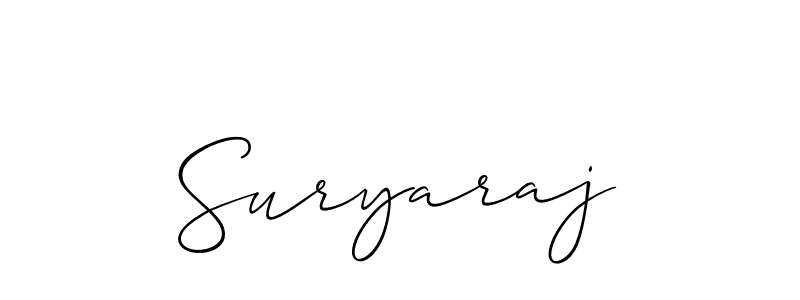 You should practise on your own different ways (Allison_Script) to write your name (Suryaraj) in signature. don't let someone else do it for you. Suryaraj signature style 2 images and pictures png