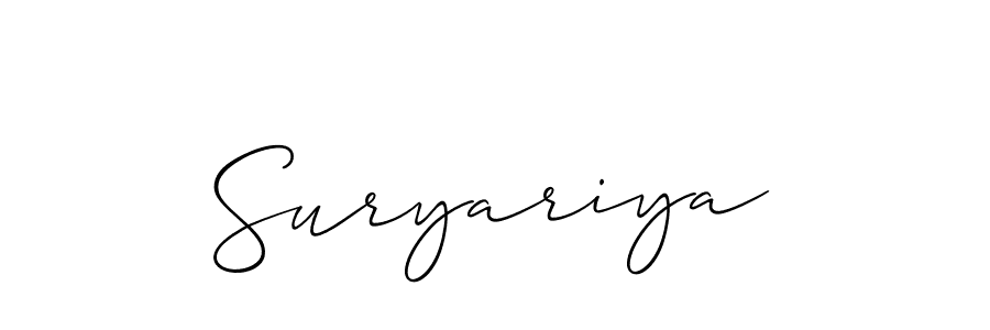 Here are the top 10 professional signature styles for the name Suryariya. These are the best autograph styles you can use for your name. Suryariya signature style 2 images and pictures png