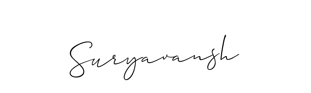 Make a short Suryavansh signature style. Manage your documents anywhere anytime using Allison_Script. Create and add eSignatures, submit forms, share and send files easily. Suryavansh signature style 2 images and pictures png
