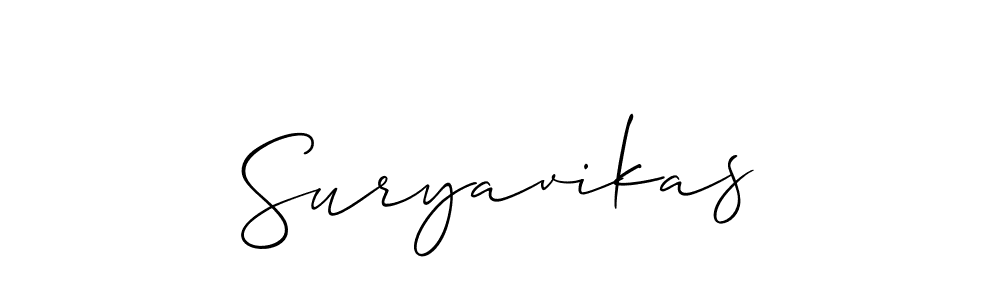 You should practise on your own different ways (Allison_Script) to write your name (Suryavikas) in signature. don't let someone else do it for you. Suryavikas signature style 2 images and pictures png