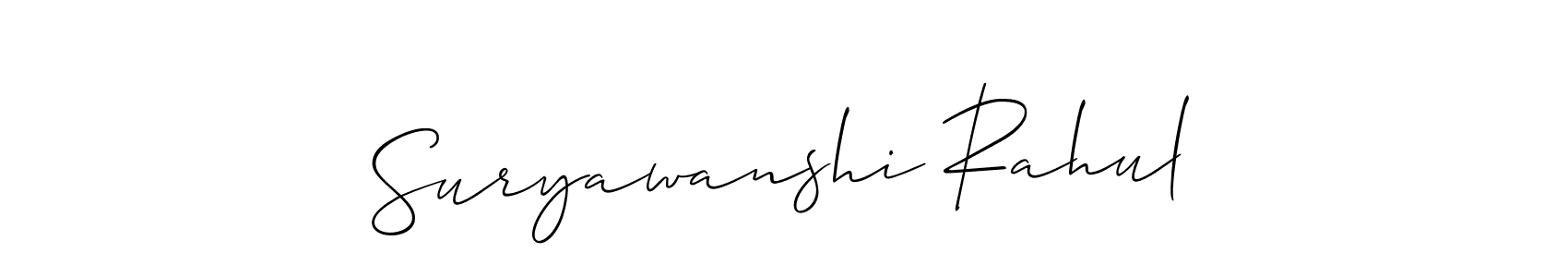 Make a beautiful signature design for name Suryawanshi Rahul. Use this online signature maker to create a handwritten signature for free. Suryawanshi Rahul signature style 2 images and pictures png