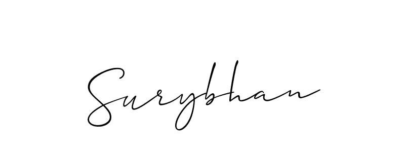 Best and Professional Signature Style for Surybhan. Allison_Script Best Signature Style Collection. Surybhan signature style 2 images and pictures png