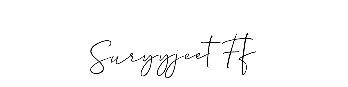 Once you've used our free online signature maker to create your best signature Allison_Script style, it's time to enjoy all of the benefits that Suryyjeet Ff name signing documents. Suryyjeet Ff signature style 2 images and pictures png