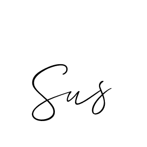 It looks lik you need a new signature style for name Sus. Design unique handwritten (Allison_Script) signature with our free signature maker in just a few clicks. Sus signature style 2 images and pictures png