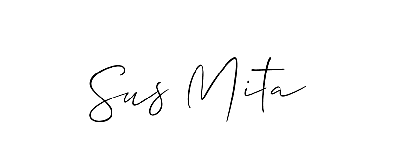 Make a beautiful signature design for name Sus Mita. Use this online signature maker to create a handwritten signature for free. Sus Mita signature style 2 images and pictures png