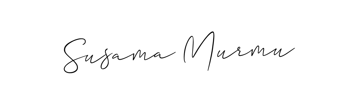 It looks lik you need a new signature style for name Susama Murmu. Design unique handwritten (Allison_Script) signature with our free signature maker in just a few clicks. Susama Murmu signature style 2 images and pictures png