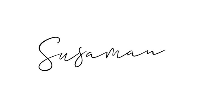 Also we have Susaman name is the best signature style. Create professional handwritten signature collection using Allison_Script autograph style. Susaman signature style 2 images and pictures png