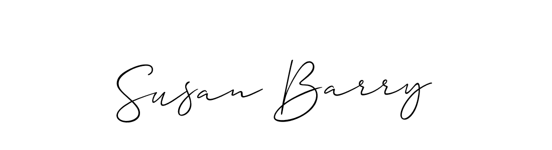 Use a signature maker to create a handwritten signature online. With this signature software, you can design (Allison_Script) your own signature for name Susan Barry. Susan Barry signature style 2 images and pictures png
