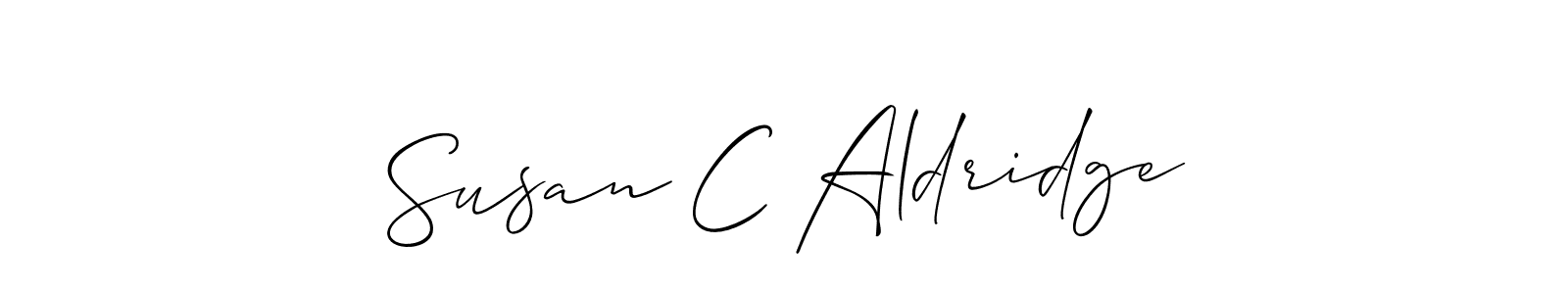 Make a beautiful signature design for name Susan C Aldridge. Use this online signature maker to create a handwritten signature for free. Susan C Aldridge signature style 2 images and pictures png