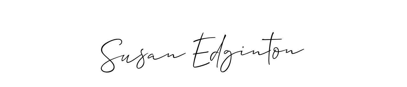 Make a short Susan Edginton signature style. Manage your documents anywhere anytime using Allison_Script. Create and add eSignatures, submit forms, share and send files easily. Susan Edginton signature style 2 images and pictures png