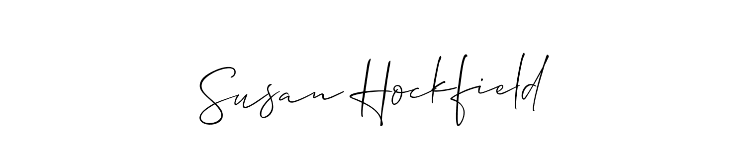 Create a beautiful signature design for name Susan Hockfield. With this signature (Allison_Script) fonts, you can make a handwritten signature for free. Susan Hockfield signature style 2 images and pictures png