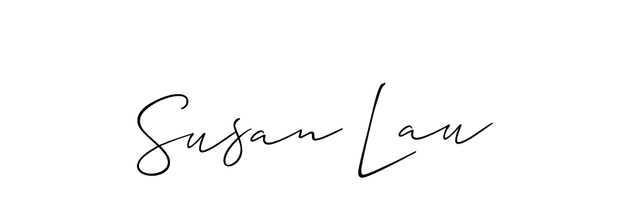 Use a signature maker to create a handwritten signature online. With this signature software, you can design (Allison_Script) your own signature for name Susan Lau. Susan Lau signature style 2 images and pictures png