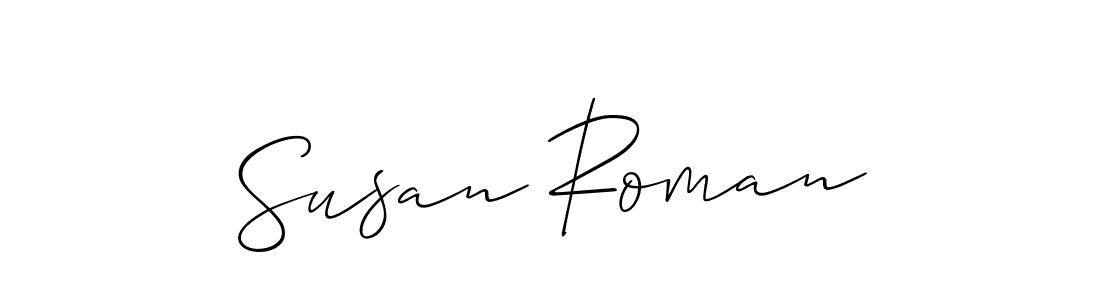 Design your own signature with our free online signature maker. With this signature software, you can create a handwritten (Allison_Script) signature for name Susan Roman. Susan Roman signature style 2 images and pictures png
