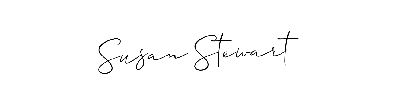 You should practise on your own different ways (Allison_Script) to write your name (Susan Stewart) in signature. don't let someone else do it for you. Susan Stewart signature style 2 images and pictures png