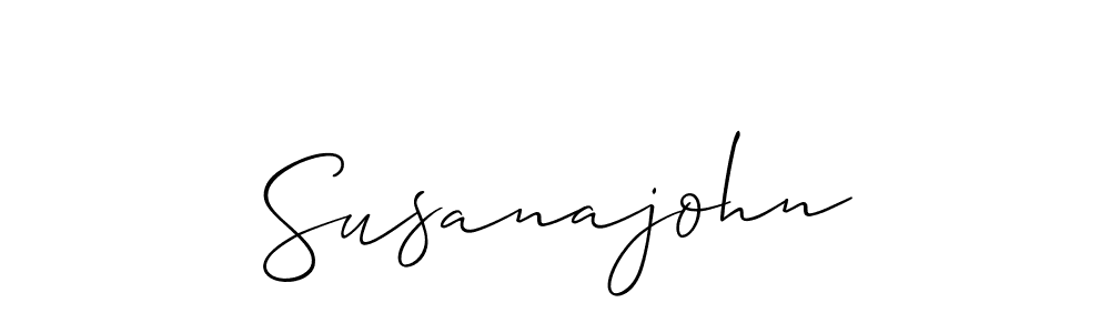 Similarly Allison_Script is the best handwritten signature design. Signature creator online .You can use it as an online autograph creator for name Susanajohn. Susanajohn signature style 2 images and pictures png