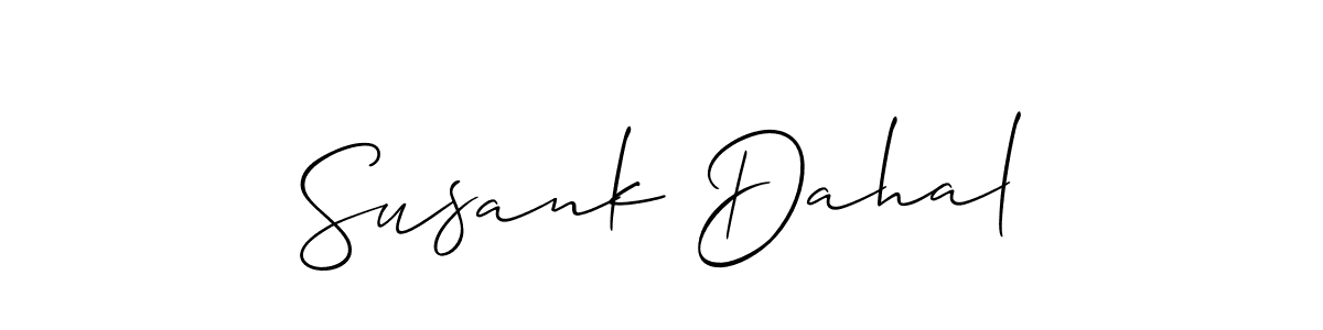 Check out images of Autograph of Susank Dahal name. Actor Susank Dahal Signature Style. Allison_Script is a professional sign style online. Susank Dahal signature style 2 images and pictures png