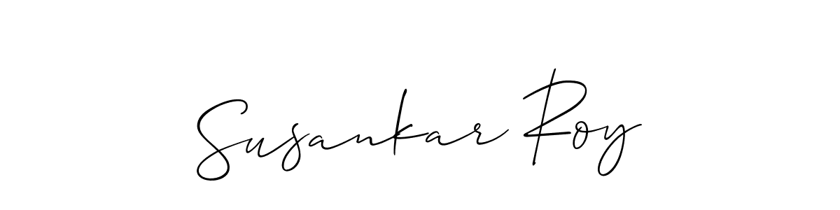 Design your own signature with our free online signature maker. With this signature software, you can create a handwritten (Allison_Script) signature for name Susankar Roy. Susankar Roy signature style 2 images and pictures png