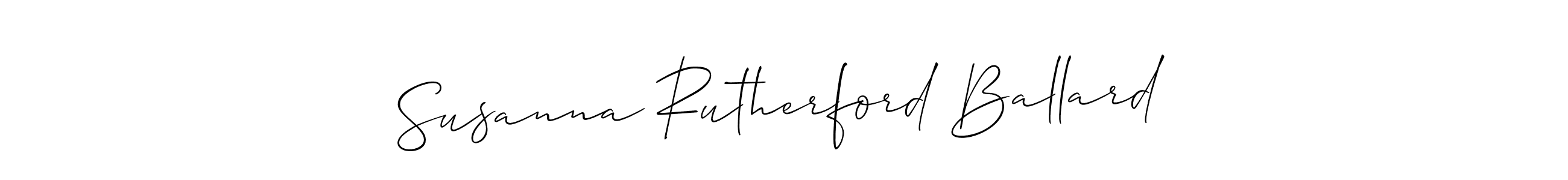 Here are the top 10 professional signature styles for the name Susanna Rutherford Ballard. These are the best autograph styles you can use for your name. Susanna Rutherford Ballard signature style 2 images and pictures png