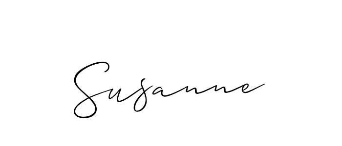 Best and Professional Signature Style for Susanne. Allison_Script Best Signature Style Collection. Susanne signature style 2 images and pictures png