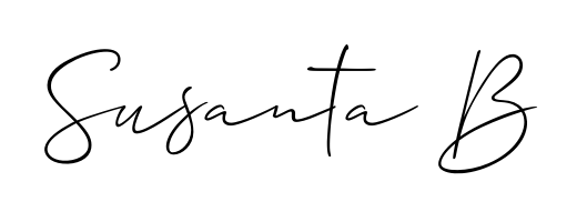 Personalize your online presence with Susanta B signature rendered in elegant Allison_Script font. Great for website footers and blogs. Susanta B signature style 2 images and pictures png