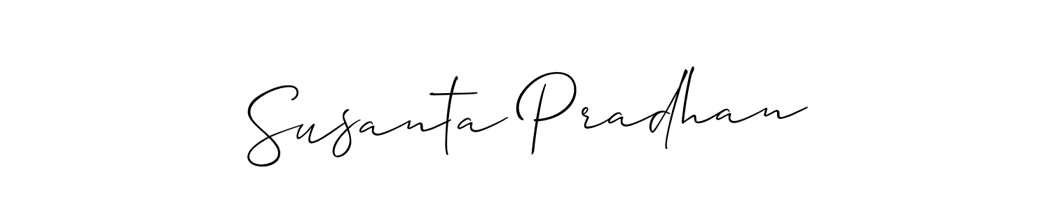 See photos of Susanta Pradhan official signature by Spectra . Check more albums & portfolios. Read reviews & check more about Allison_Script font. Susanta Pradhan signature style 2 images and pictures png
