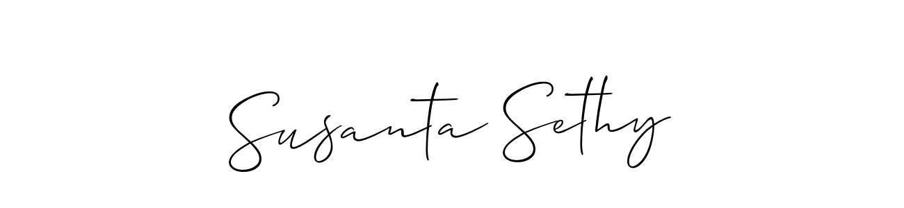Make a beautiful signature design for name Susanta Sethy. Use this online signature maker to create a handwritten signature for free. Susanta Sethy signature style 2 images and pictures png