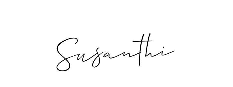 You can use this online signature creator to create a handwritten signature for the name Susanthi. This is the best online autograph maker. Susanthi signature style 2 images and pictures png