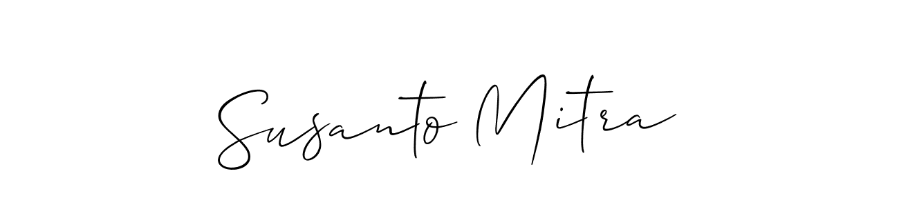 How to make Susanto Mitra signature? Allison_Script is a professional autograph style. Create handwritten signature for Susanto Mitra name. Susanto Mitra signature style 2 images and pictures png