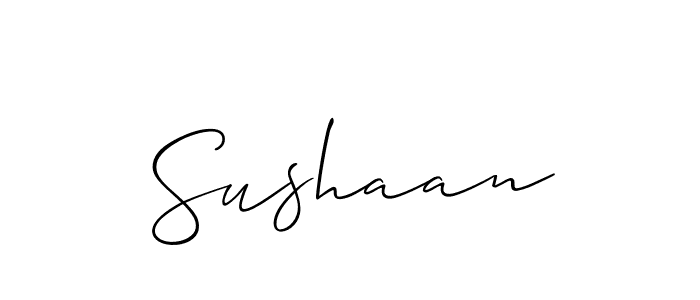 if you are searching for the best signature style for your name Sushaan. so please give up your signature search. here we have designed multiple signature styles  using Allison_Script. Sushaan signature style 2 images and pictures png