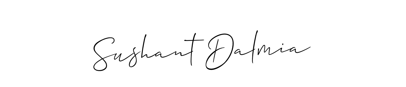 Also You can easily find your signature by using the search form. We will create Sushant Dalmia name handwritten signature images for you free of cost using Allison_Script sign style. Sushant Dalmia signature style 2 images and pictures png