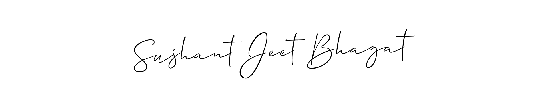 Also we have Sushant Jeet Bhagat name is the best signature style. Create professional handwritten signature collection using Allison_Script autograph style. Sushant Jeet Bhagat signature style 2 images and pictures png