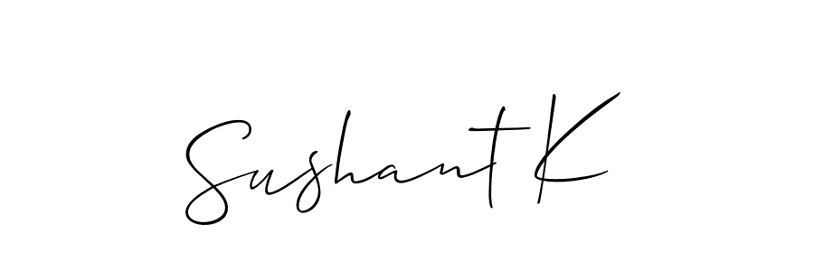 Best and Professional Signature Style for Sushant K. Allison_Script Best Signature Style Collection. Sushant K signature style 2 images and pictures png