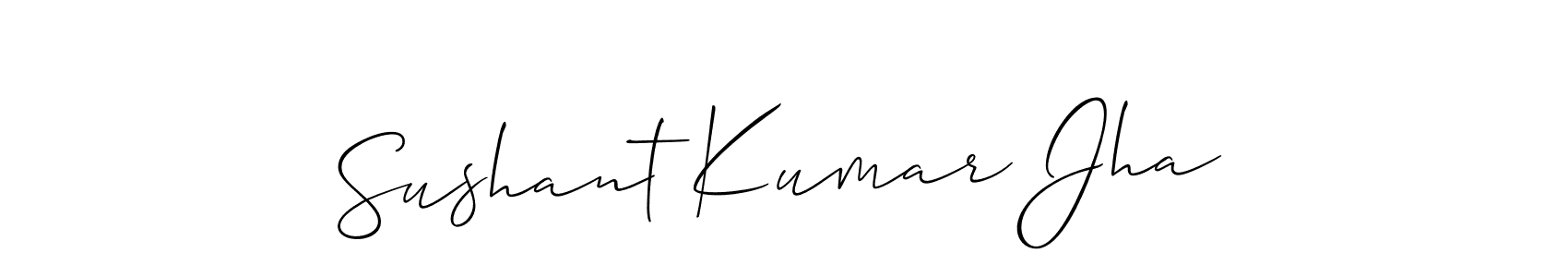 Make a beautiful signature design for name Sushant Kumar Jha. Use this online signature maker to create a handwritten signature for free. Sushant Kumar Jha signature style 2 images and pictures png