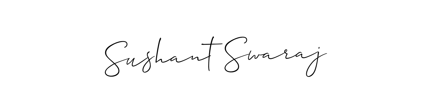 Once you've used our free online signature maker to create your best signature Allison_Script style, it's time to enjoy all of the benefits that Sushant Swaraj name signing documents. Sushant Swaraj signature style 2 images and pictures png