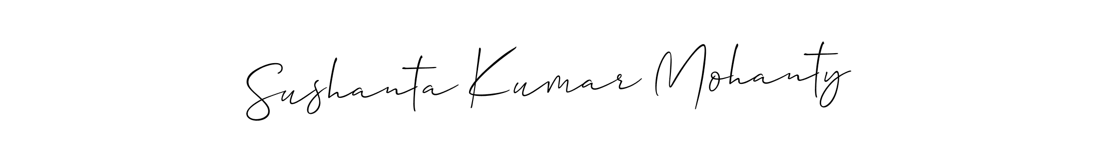 Make a short Sushanta Kumar Mohanty signature style. Manage your documents anywhere anytime using Allison_Script. Create and add eSignatures, submit forms, share and send files easily. Sushanta Kumar Mohanty signature style 2 images and pictures png
