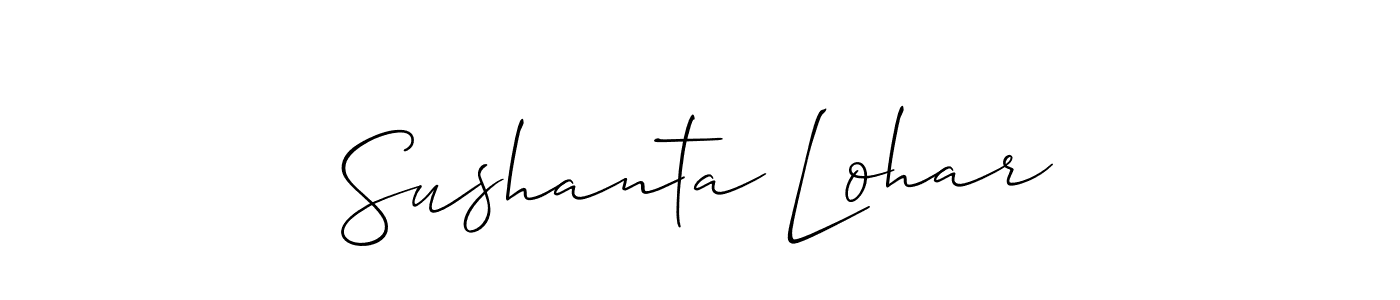 How to Draw Sushanta Lohar signature style? Allison_Script is a latest design signature styles for name Sushanta Lohar. Sushanta Lohar signature style 2 images and pictures png