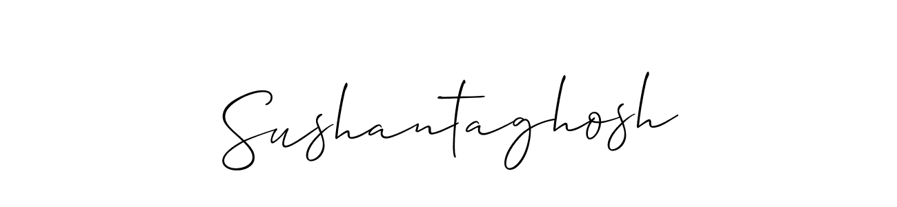 Also we have Sushantaghosh name is the best signature style. Create professional handwritten signature collection using Allison_Script autograph style. Sushantaghosh signature style 2 images and pictures png